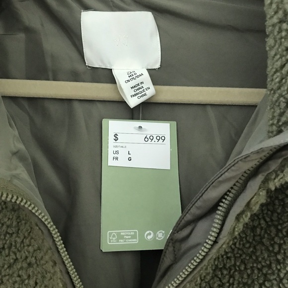 H&M Green Long Jacket - Picture 2 of 4